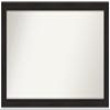 Amanti Art Brown Bathroom Mirror for Over Sink, 24x42 Custom Made Furniture Espresso Narrow Rectangle Vanity Mirror, Large Casual Wood Frame, Hangs Horizonally and Vertically, Wall Decor view 1