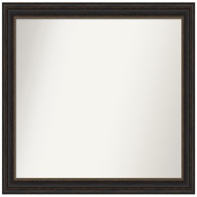 Amanti Art Bronze Bathroom Mirror for Over Sink, 34x41 Custom Made Accent Bronze Rectangle Vanity Mirror, X-Large Traditional Wood Frame, Hangs Horizonally and Vertically, Wall Decor