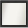 Amanti Art Black Bathroom Mirror for Over Sink, 25x34 Custom Made Shipwreck Black Narrow Rectangle Vanity Mirror, Large Country Rustic Wood Frame, Hangs Horizonally and Vertically, Wall Decor view 1