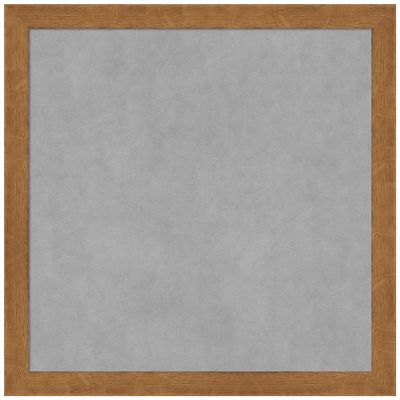 Amanti Art Brown Framed Magnetic Board 21x29 Medium Vision Board for use with Magnets, 100% Metal Sheet to Display Items as Office Decor or for Home Organization in mudroom, Kitchen or Kids Room