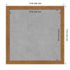 Amanti Art Brown Framed Magnetic Board 21x29 Medium Vision Board for use with Magnets, 100% Metal Sheet to Display Items as Office Decor or for Home Organization in mudroom, Kitchen or Kids Room view 4