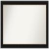 Amanti Art Black Bathroom Mirror for Over Sink, 25x42 Custom Made Manhattan Black Rectangle Vanity Mirror, Large Traditional Wood Frame, Hangs Horizonally and Vertically, Wall Decor view 1