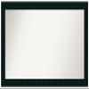 Amanti Art Black Bathroom Mirror for Over Sink, 25x50 Custom Made Tribeca Black Rectangle Vanity Mirror, Oversize Modern Wood Frame, Hangs Horizonally and Vertically, Wall Decor view 1