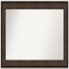 Amanti Art Bronze Bathroom Mirror for Over Sink, 26x44 Custom Made Ridge Bronze Rectangle Vanity Mirror, Large Traditional Wood Frame, Hangs Horizonally and Vertically, Wall Decor view 1
