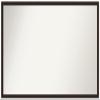 Amanti Art Brown Bathroom Mirror for Over Sink, 21x37 Custom Made Carlisle Espresso Narrow Rectangle Vanity Mirror, Large Country Rustic Wood Frame, Hangs Horizonally and Vertically, Wall Decor view 1