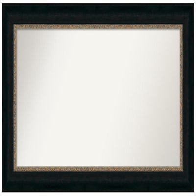 Amanti Art Bronze Bathroom Mirror for Over Sink, 27x49 Custom Made Paragon Bronze Rectangle Vanity Mirror, Oversize Traditional Wood Frame, Hangs Horizonally and Vertically, Wall Decor