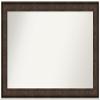 Amanti Art Bronze Bathroom Mirror for Over Sink, 31x50 Custom Made Ridge Bronze Rectangle Vanity Mirror, Oversize Traditional Wood Frame, Hangs Horizonally and Vertically, Wall Decor view 1
