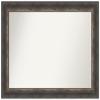 Amanti Art Brown Bathroom Mirror for Over Sink, 27x37 Custom Made Bark Rustic Char Rectangle Vanity Mirror, Large Country Rustic Wood Frame, Hangs Horizonally and Vertically, Wall Decor view 1
