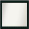 Amanti Art Black Bathroom Mirror for Over Sink, 30x38 Custom Made Tribeca Black Rectangle Vanity Mirror, Large Modern Wood Frame, Hangs Horizonally and Vertically, Wall Decor view 1