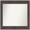 Amanti Art Black Bathroom Mirror for Over Sink, 28x42 Custom Made Bridge Black Rectangle Vanity Mirror, Large Country Rustic Wood Frame, Hangs Horizonally and Vertically, Wall Decor view 1