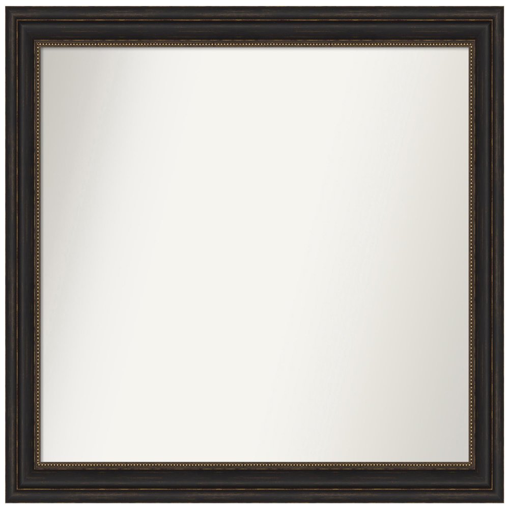 Amanti Art Bronze Bathroom Mirror for Over Sink, 35x41 Custom Made Accent Bronze Rectangle Vanity Mirror, X-Large Traditional Wood Frame, Hangs Horizonally and Vertically, Wall Decor