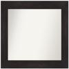 Amanti Art Brown Bathroom Mirror for Over Sink, 26x30 Custom Made Furniture Espresso Rectangle Vanity Mirror, Medium Casual Wood Frame, Hangs Horizonally and Vertically, Wall Decor view 1