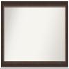 Amanti Art Bronze Bathroom Mirror for Over Sink, 28x50 Custom Made Lara Bronze Rectangle Vanity Mirror, Oversize Traditional Wood Frame, Hangs Horizonally and Vertically, Wall Decor view 1