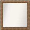 Amanti Art Bronze Bathroom Mirror for Over Sink, 32x33 Custom Made Manhattan Bronze Rectangle Vanity Mirror, Large Traditional Wood Frame, Hangs Horizonally and Vertically, Wall Decor view 1