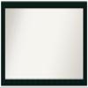Amanti Art Black Bathroom Mirror for Over Sink, 29x50 Custom Made Tribeca Black Rectangle Vanity Mirror, Oversize Modern Wood Frame, Hangs Horizonally and Vertically, Wall Decor view 1