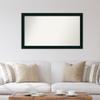 Amanti Art Black Bathroom Mirror for Over Sink, 29x50 Custom Made Tribeca Black Rectangle Vanity Mirror, Oversize Modern Wood Frame, Hangs Horizonally and Vertically, Wall Decor view 4