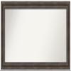 Amanti Art Brown Bathroom Mirror for Over Sink, 26x51 Custom Made Rustic Pine Brown Rectangle Vanity Mirror, Oversize Country Rustic Wood Frame, Hangs Horizonally and Vertically, Wall Decor view 1