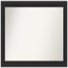Amanti Art Black Bathroom Mirror for Over Sink, 24x36 Custom Made Shipwreck Black Narrow Rectangle Vanity Mirror, Large Country Rustic Wood Frame, Hangs Horizonally and Vertically, Wall Decor view 1