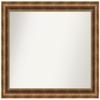 Amanti Art Bronze Bathroom Mirror for Over Sink, 28x35 Custom Made Manhattan Bronze Rectangle Vanity Mirror, Large Traditional Wood Frame, Hangs Horizonally and Vertically, Wall Decor view 1