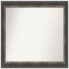 Amanti Art Brown Bathroom Mirror for Over Sink, 30x41 Custom Made Bark Rustic Char Rectangle Vanity Mirror, Large Country Rustic Wood Frame, Hangs Horizonally and Vertically, Wall Decor view 1