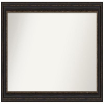 Amanti Art Bronze Bathroom Mirror for Over Sink, 27x47 Custom Made Accent Bronze Rectangle Vanity Mirror, Oversize Traditional Wood Frame, Hangs Horizonally and Vertically, Wall Decor