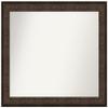 Amanti Art Bronze Bathroom Mirror for Over Sink, 33x40 Custom Made Ridge Bronze Rectangle Vanity Mirror, Large Traditional Wood Frame, Hangs Horizonally and Vertically, Wall Decor view 1