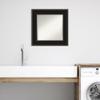 Amanti Art Brown Bathroom Mirror for Over Sink, 28x28 Mezzanine Espresso Square Vanity Mirror, Medium Casual Wood Frame, Hangs Horizonally and Vertically, Bathroom Wall Decor, Beveled Edge view 4