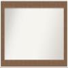 Amanti Art Brown Bathroom Mirror for Over Sink, 25x47 Custom Made Alta Medium Brown Rectangle Vanity Mirror, Oversize Country Rustic Wood Frame, Hangs Horizonally and Vertically, Wall Decor view 1