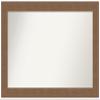Amanti Art Brown Bathroom Mirror for Over Sink, 25x39 Custom Made Alta Medium Brown Rectangle Vanity Mirror, Large Country Rustic Wood Frame, Hangs Horizonally and Vertically, Wall Decor view 1