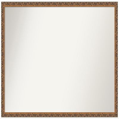 Amanti Art Bronze Bathroom Mirror for Over Sink, 28x42 Custom Made Antique Bronze Rectangle Vanity Mirror, X-Large Traditional Wood Frame, Hangs Horizonally and Vertically, Wall Decor