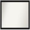 Amanti Art Black Bathroom Mirror for Over Sink, 22x32 Custom Made Avon Black Narrow Rectangle Vanity Mirror, Large Casual Wood Frame, Hangs Horizonally and Vertically, Wall Decor view 1