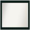 Amanti Art Black Bathroom Mirror for Over Sink, 29x44 Custom Made Tribeca Black Rectangle Vanity Mirror, Large Modern Wood Frame, Hangs Horizonally and Vertically, Wall Decor view 1