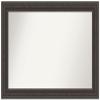 Amanti Art Brown Bathroom Mirror for Over Sink, 28x41 Custom Made Shipwreck Greywash Rectangle Vanity Mirror, Large Traditional Wood Frame, Hangs Horizonally and Vertically, Wall Decor view 1