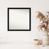 Amanti Art Black Bathroom Mirror for Over Sink, 22x22 Custom Made Avon Black Narrow Square Vanity Mirror, Medium Casual Wood Frame, Hangs Horizonally and Vertically, Wall Decor view 4