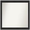 Amanti Art Black Bathroom Mirror for Over Sink, 30x40 Custom Made Shipwreck Black Narrow Rectangle Vanity Mirror, Large Country Rustic Wood Frame, Hangs Horizonally and Vertically, Wall Decor view 1