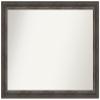 Amanti Art Brown Bathroom Mirror for Over Sink, 31x41 Custom Made Alta Rustic Char Rectangle Vanity Mirror, Large Country Rustic Wood Frame, Hangs Horizonally and Vertically, Wall Decor view 1