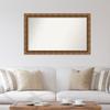 Amanti Art Bronze Bathroom Mirror for Over Sink, 30x49 Custom Made Manhattan Bronze Rectangle Vanity Mirror, Oversize Traditional Wood Frame, Hangs Horizonally and Vertically, Wall Decor view 4