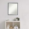 Amanti Art Blue Bathroom Mirror for Over Sink, 21x17 Dixie Blue Grey Rustic Narrow Rectangle Vanity Mirror, Small Country Rustic Wood Frame, Hangs Horizonally and Vertically, Bathroom Wall Decor, view 4