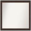 Amanti Art Bronze Bathroom Mirror for Over Sink, 34x42 Custom Made Lara Bronze Rectangle Vanity Mirror, X-Large Traditional Wood Frame, Hangs Horizonally and Vertically, Wall Decor view 1