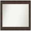 Amanti Art Bronze Bathroom Mirror for Over Sink, 27x48 Custom Made Ridge Bronze Rectangle Vanity Mirror, Oversize Traditional Wood Frame, Hangs Horizonally and Vertically, Wall Decor view 1
