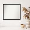 Amanti Art Black Bathroom Mirror for Over Sink, 24x27 Custom Made Black Gallery Deep Rectangle Vanity Mirror, Large Modern Wood Frame, Hangs Horizonally and Vertically, Wall Decor view 4