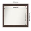 Amanti Art Bronze Bathroom Mirror for Over Sink, 25x40 Custom Made Lara Bronze Rectangle Vanity Mirror, Large Traditional Wood Frame, Hangs Horizonally and Vertically, Wall Decor view 3