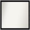 Amanti Art Black Bathroom Mirror for Over Sink, 33x43 Custom Made Black Museum Rectangle Vanity Mirror, X-Large Modern Wood Frame, Hangs Horizonally and Vertically, Wall Decor view 1