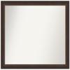 Amanti Art Bronze Bathroom Mirror for Over Sink, 36x42 Custom Made Lara Bronze Rectangle Vanity Mirror, X-Large Traditional Wood Frame, Hangs Horizonally and Vertically, Wall Decor view 1
