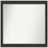 Amanti Art Black Bathroom Mirror for Over Sink, 23x33 Custom Made Corvino Black Narrow Rectangle Vanity Mirror, Large Modern Wood Frame, Hangs Horizonally and Vertically, Wall Decor view 1