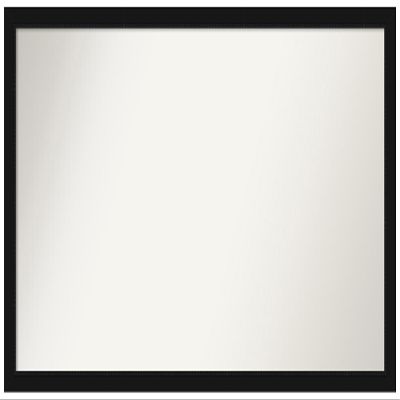 Amanti Art Black Bathroom Mirror for Over Sink, 23x42 Custom Made Avon Black Narrow Rectangle Vanity Mirror, Large Casual Wood Frame, Hangs Horizonally and Vertically, Wall Decor
