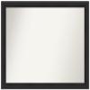 Amanti Art Black Bathroom Mirror for Over Sink, 31x40 Custom Made Shipwreck Black Narrow Rectangle Vanity Mirror, Large Country Rustic Wood Frame, Hangs Horizonally and Vertically, Wall Decor view 1