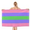 Trigender Pride Flag LGBTQ Cool Summer Absorbent Bath Towels Resist Sweat 32x52 in view 2