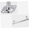 Cabilock 2pcs Stainless Steel Rod Bracket Heavy Duty Closet and Shower Curtain Pipe Mounting Bracket for Bathroom Kitchen and Balcony Use view 3