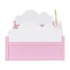 RUNNA Twin Size Bed with Clouds and Sunflower Decor, Platform Bed with 2 Drawers for Girls Teens Boys for Bed Room Guest Room (Pink-Flower Bed) view 4